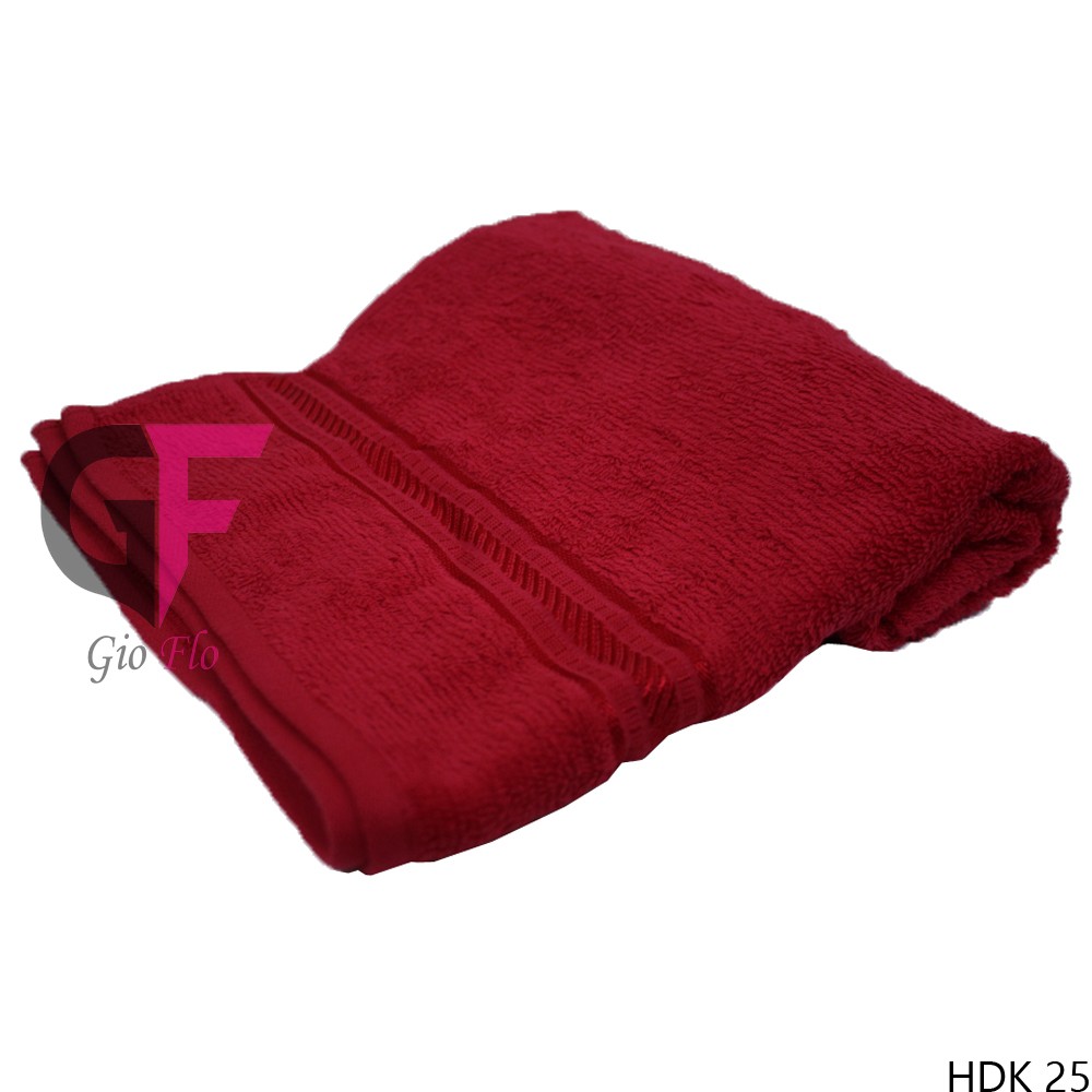 GIOFLO Handuk Full Cotton 50cm x 100cm Maroon / HDK 25