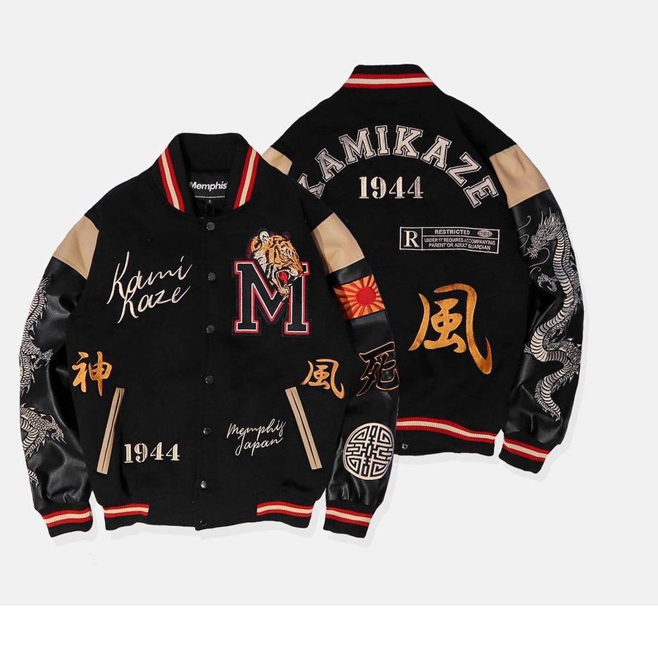 SALEE!!!!.. (COD) Varsity Jacket Baseball Vintage Pria Wanita - Jaket Varisty Jaket Besball Bisbol C