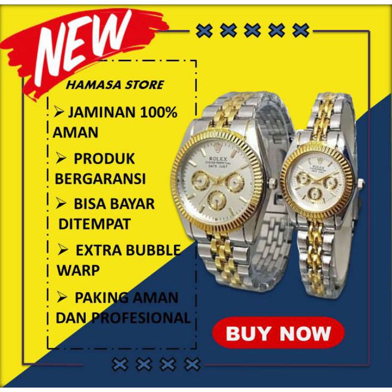 JAM TANGAN COUPLE JAM TANGAN PRIA JAM TANGAN COWOK JAM TANGAN CEWEK ORI