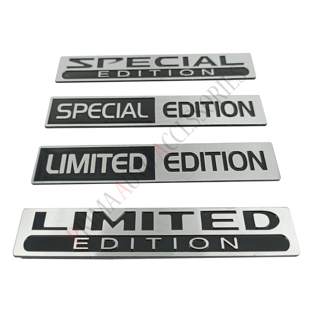 Sticker Emblem Limited Edition / Special Edition Car Logo Metal