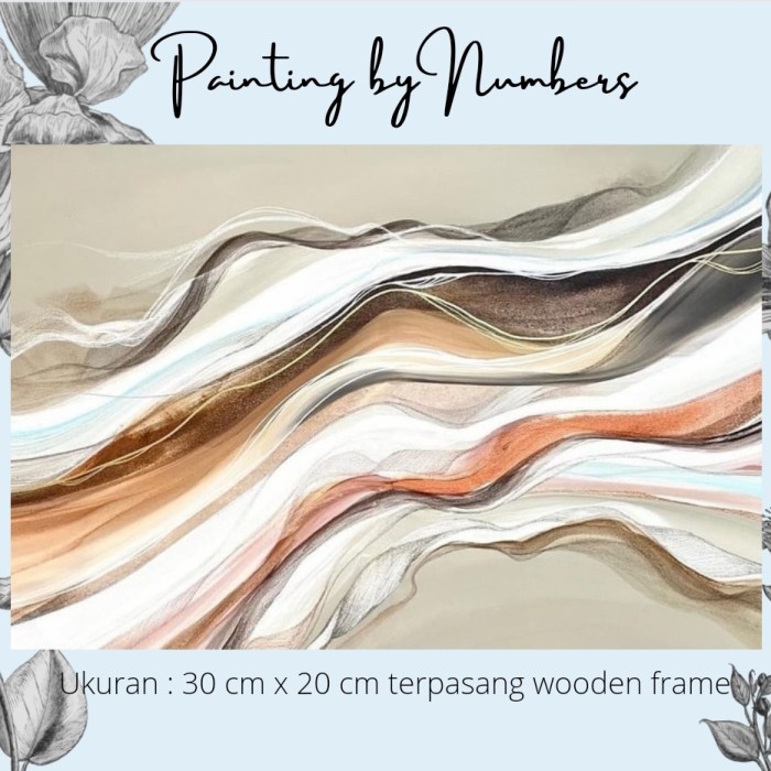 

Produk Terbaru Diy Painting By Number 30X20Cm Kerajinan Tangan - Light Marble Art