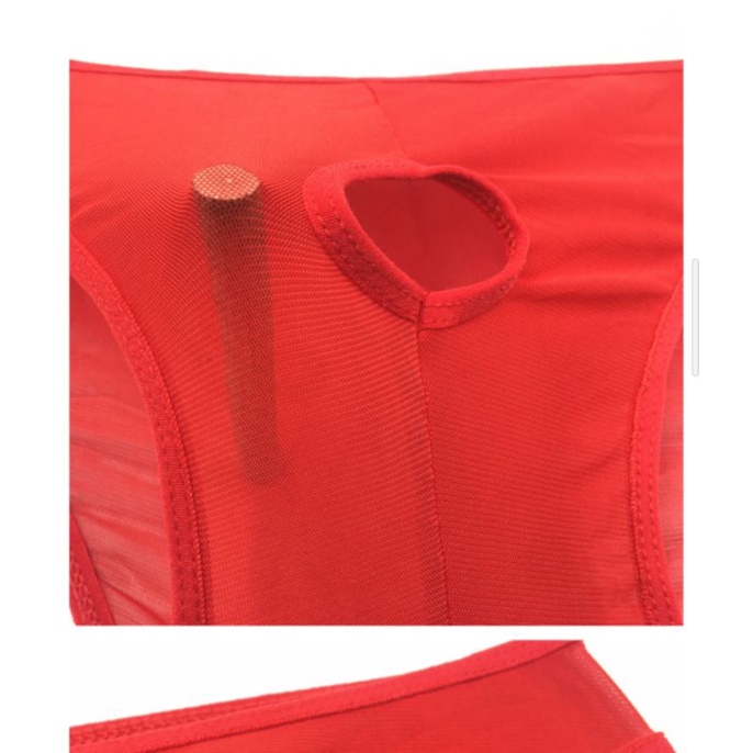 Celana Dalam pria open hold laki laki transparant men panty lubang tengah cowo