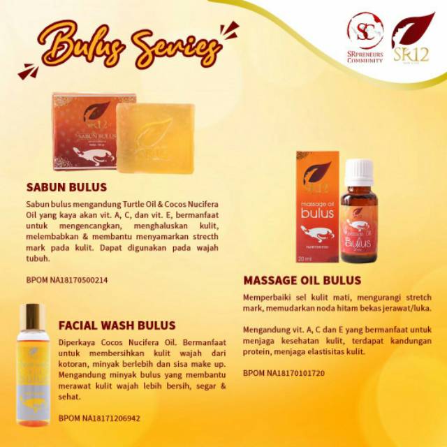 MINYAK BULUS/SABUN BULUS/FACIAL WASH BULUS/PENGHILANG KETOMBE/PENCERAH WAJAH/PENGHILANG FLEK