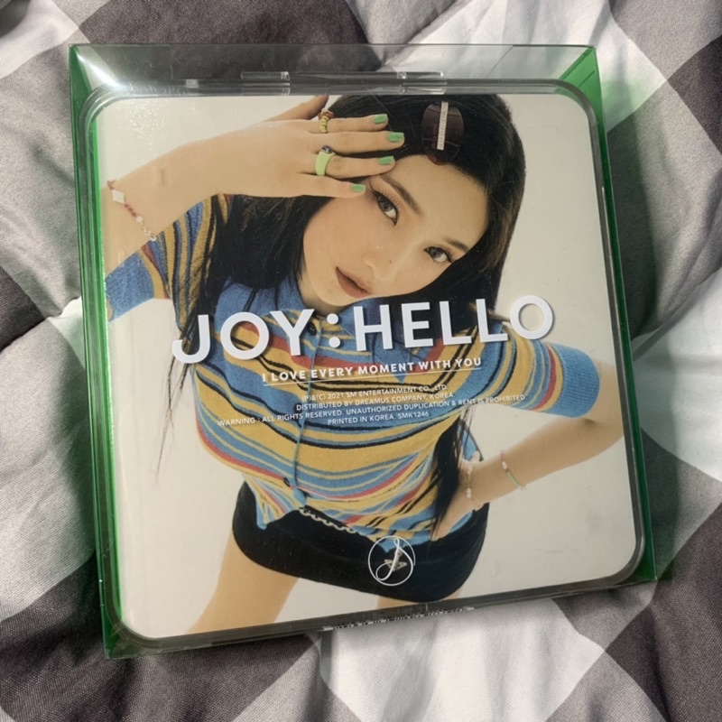 Joy Hello Album Case Ver Official Unsealed Red Velvet