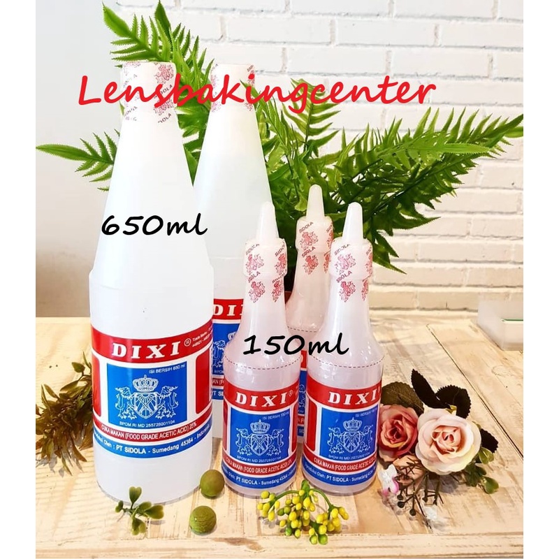 

Cuka Dixi 650/150ml | Cuka Dixi 650 ml / 150 ml HALAL MUI