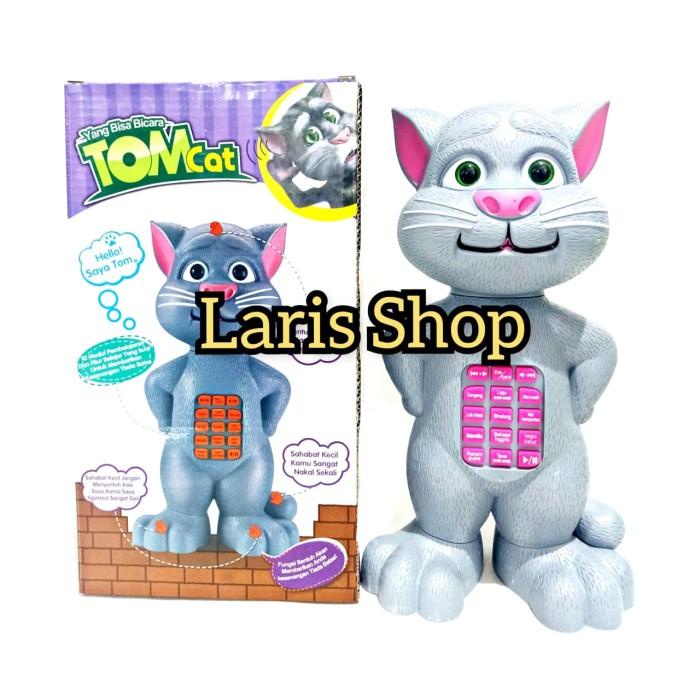 Dollku | Mainan Anak Kucing Besar Tom Cat Bisa Bicara No. Jj-27