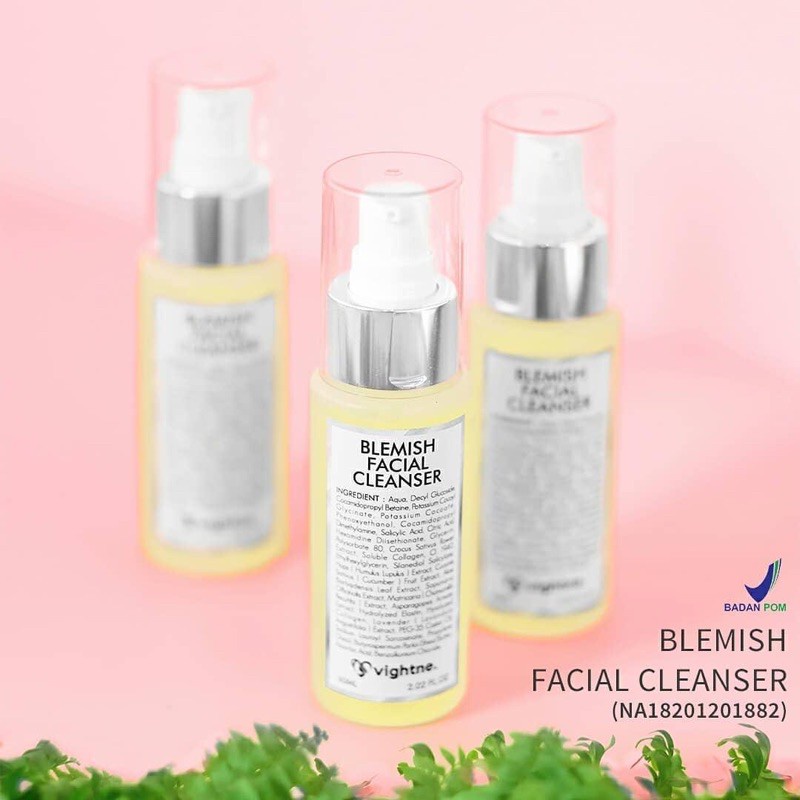 VAVL Facial cleanser / Blemish Facial Wash (60ml) BPOM,Sabun Pencuci Muka,Sabun Wajah Jerawat,Acne