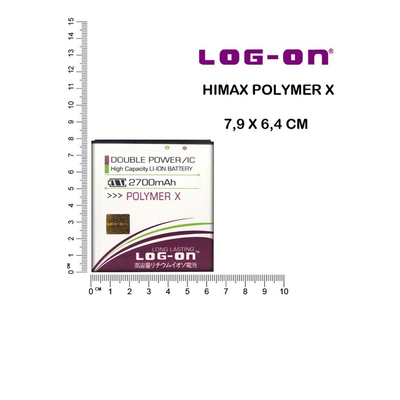 BATERAI HIMAX POLYMER X HA-31B - HA31B - LOG ON DOUBLE POWER BATTERY