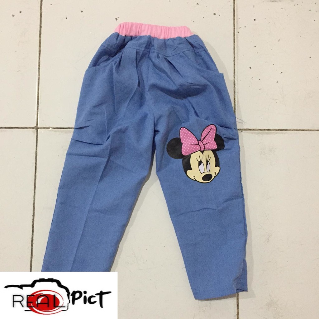 VISION ONLINE-STRIPY MINNIE PINKY/GRATIS ONGKIR DAN COD/ SETELAN ANAK PEREMPUAN 1-4 TAHUN MURAH LUCU