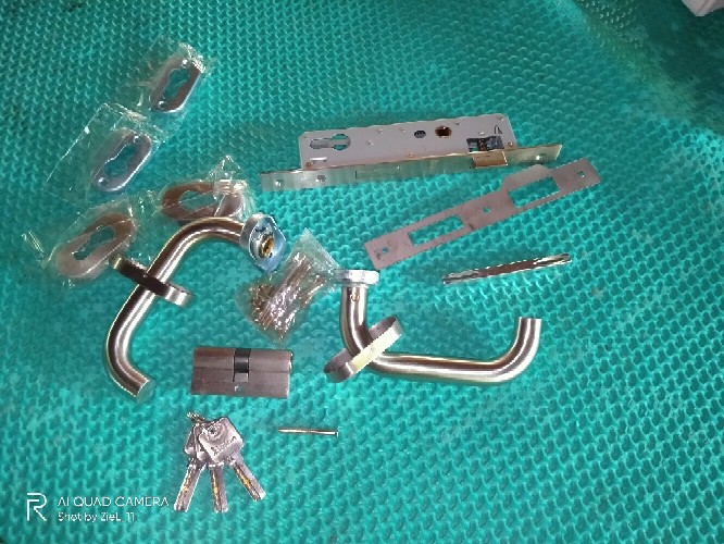 Kunci Set Aluminium Brilon 30 Mm (handle Brilon + Kunci Brilon)