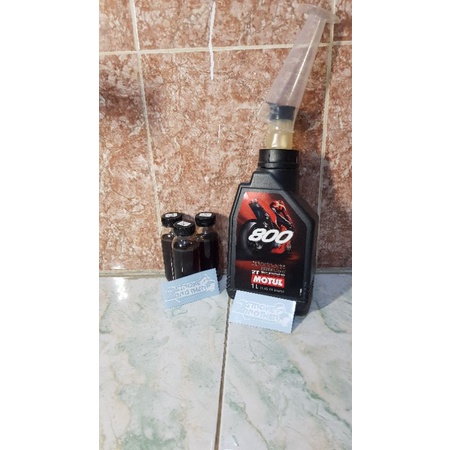 MOTUL 800 2T Factory Line Road Race Kemasan Repack Ecer 100ml MADE IN FRANCE