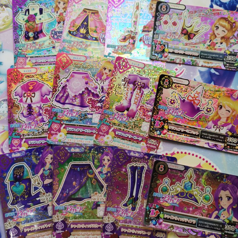 Aikatsu Movie Premium Rare Akari, Ichigo Lilac Fairy, Mizuki Shine Witch