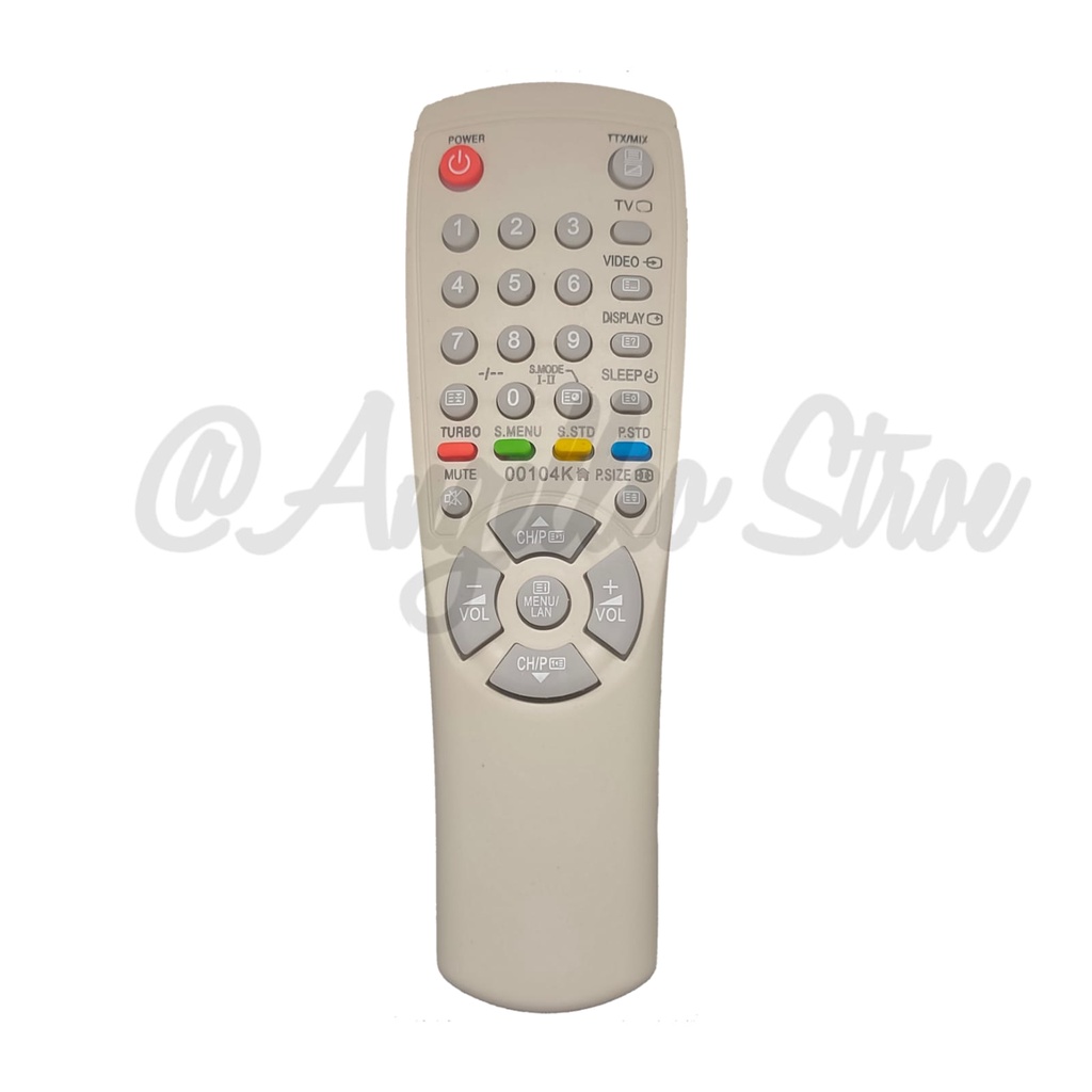 Remot TV Multi~TV Tabung~SAMSUNG~PUTIH~BARU