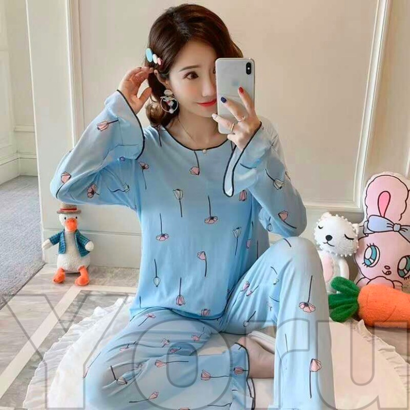 Pamelo.id PP Neci PP Trompet/Baju Tidur Wanita import/Piyama Import/Stelan Baju Tidur wanita/Korea Style/Piyama import PPN