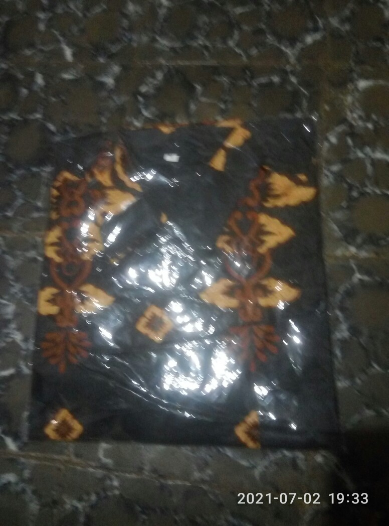 Batik Couple Keluarga Sania Ruffle Ori Ndoro Jowi Dnt Motif Sakura Merahh