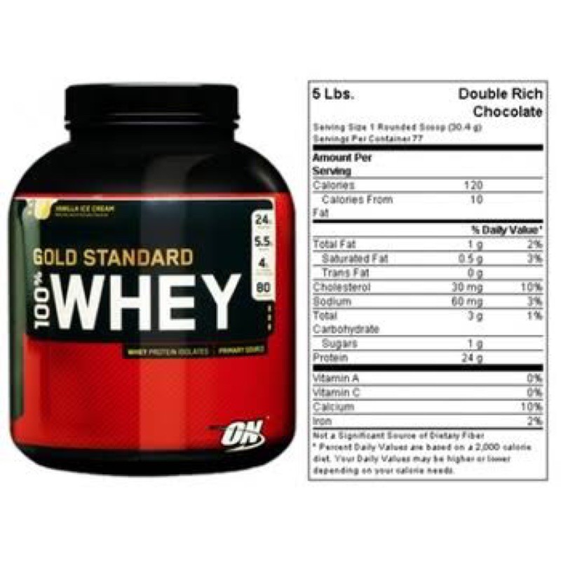 wgs On whey protein 5 lb