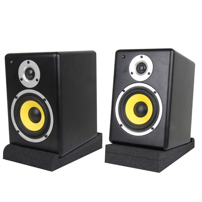 Bt Spons Studio Monitor Speaker Akustik Isolasi Busa Bantalan Isolator Kedap Suara Density Tinggi Sound Proof Panels