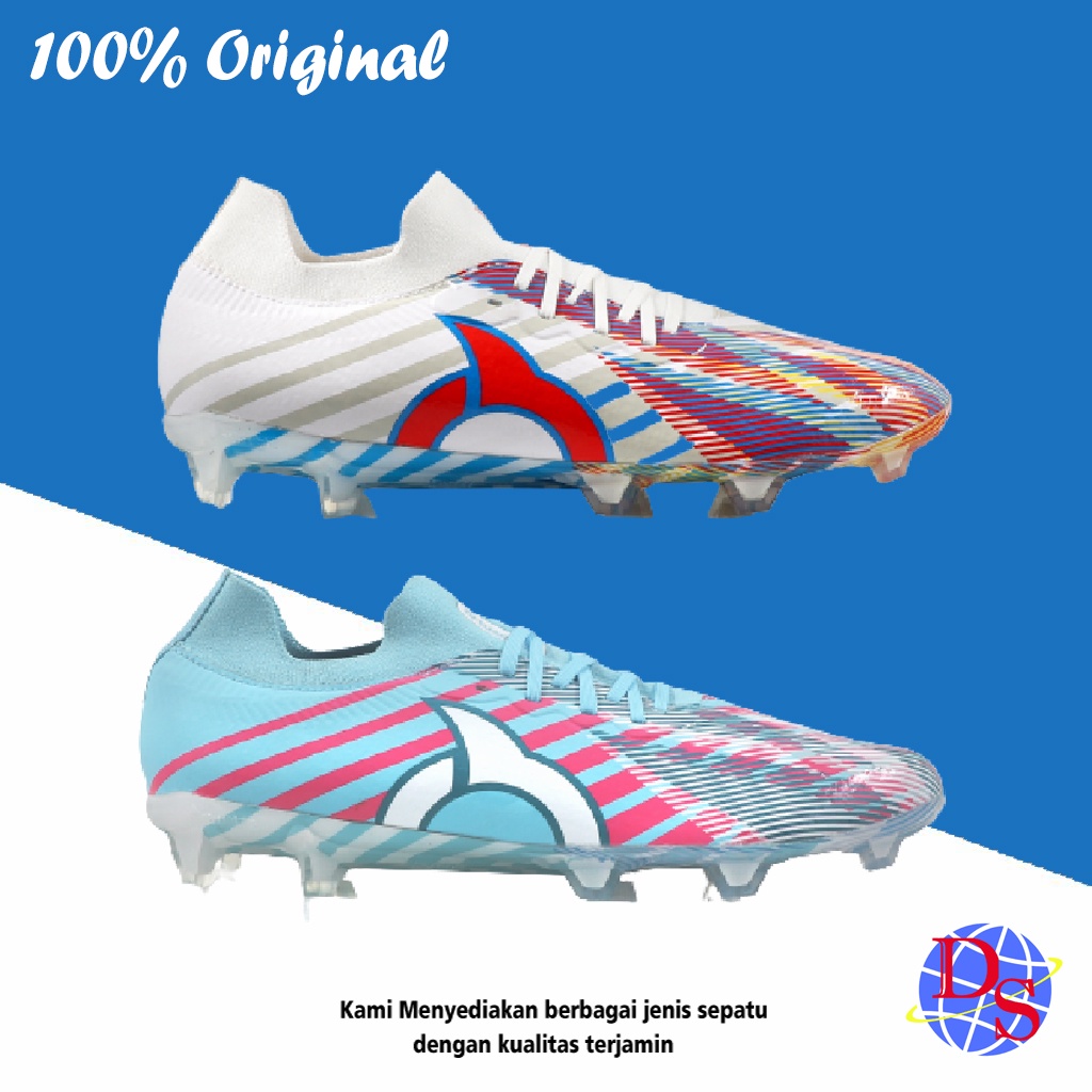 ORTUSEIGHT CATALYST GLITCH FG WHITE BLUE AQUA PINK / SEPATU SEPAK BOLA ORTUS ORIGINAL / SEPATU OLAHR