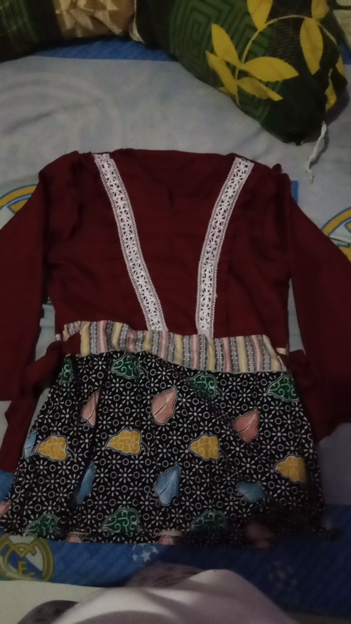 Batik Wanita Asj Sa Hrb026 Kenongo Kemeja Tosca Pendek