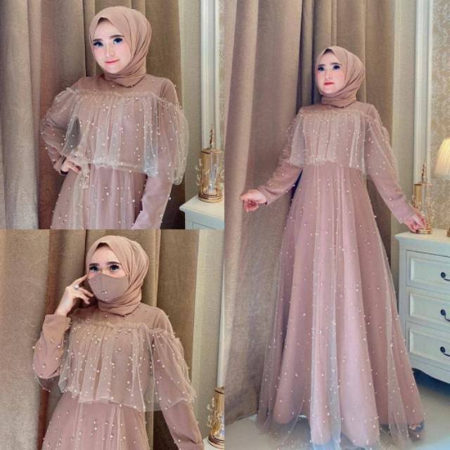 Dress mutiara shellasaukia ori