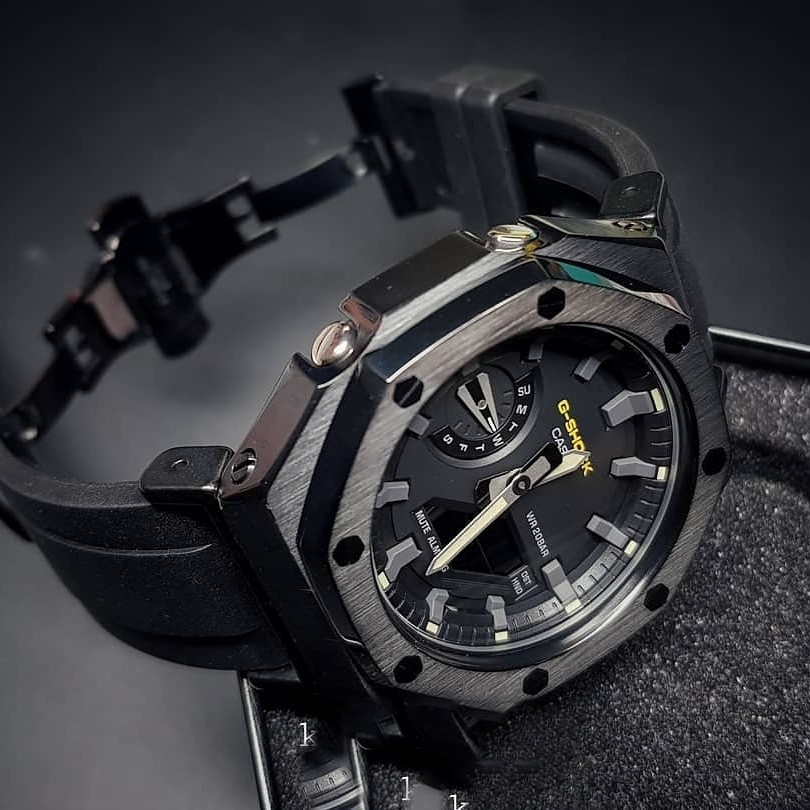 Jam tangan gshock original garansi 2tahun custom oak