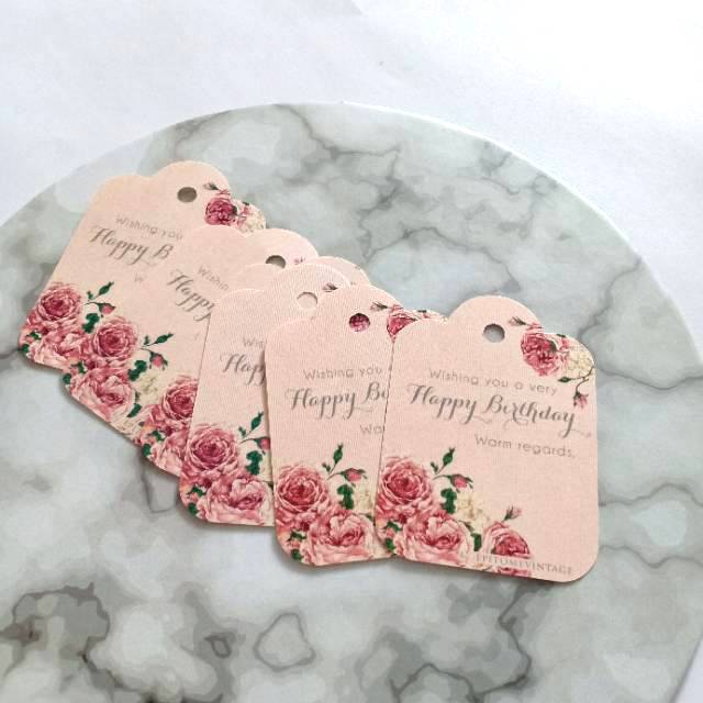 

8 PCS Gift Tag Birthday / Kartu Ucapan Ulang Tahun untuk Kado Hadiah