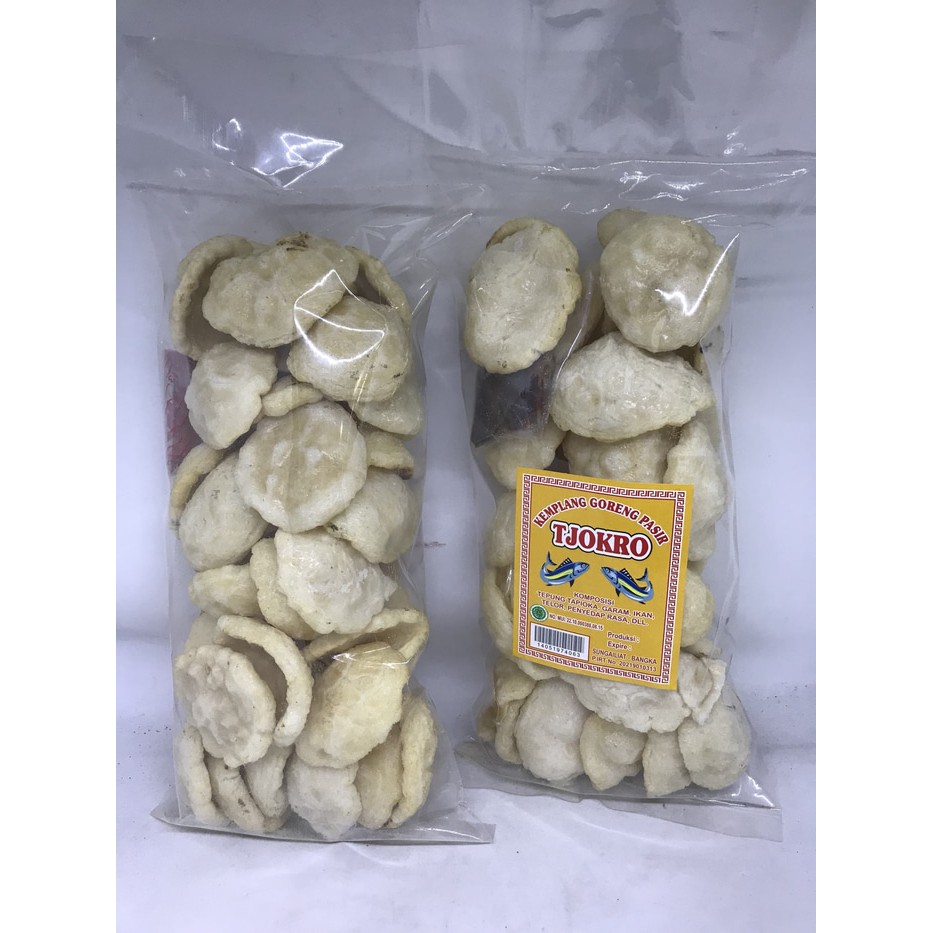 

Kerupuk Kemplang Goreng Pasir Unyil Tjokro 250 Gram Asli Bangka LCK