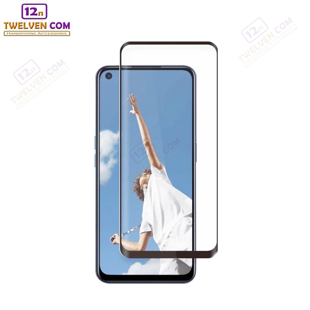 zenBlade 5D Full Cover Tempered Glass Oppo A92 - Hitam