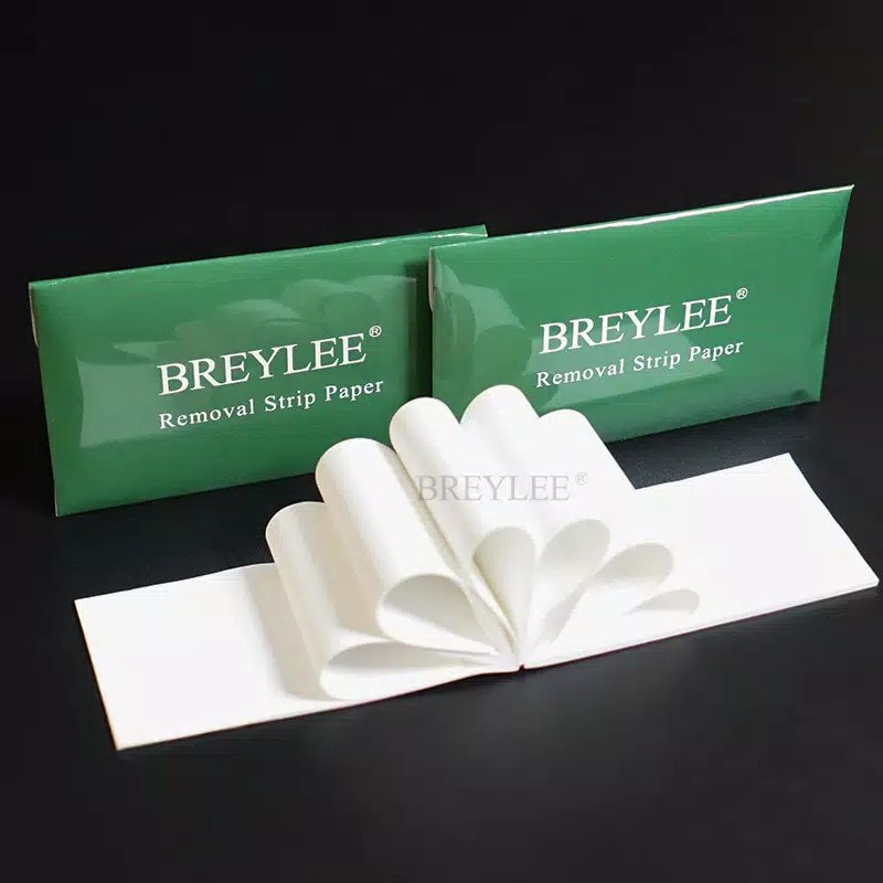 BREYLEE Reffil Paper Blackhead Remover Mask Step 1 - BREYLEE Kertas Perekat Komedo Isi 100 Lembar