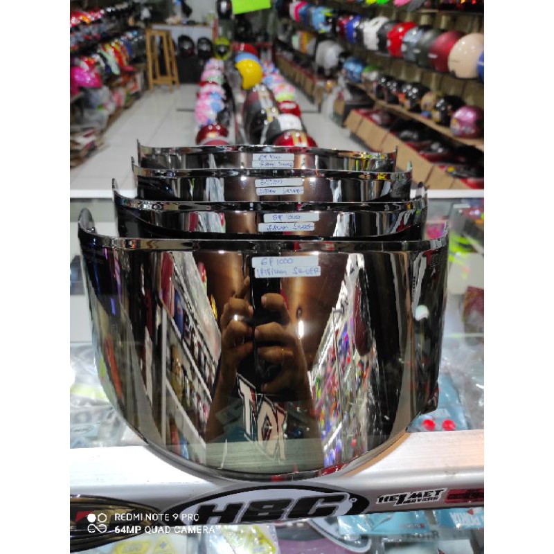 VISOR IRIDIUM SILVER NHK GP 1000