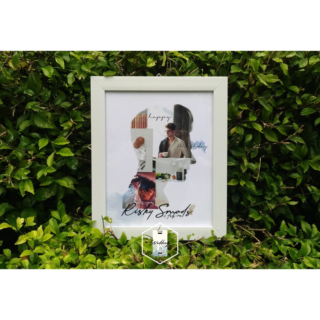 KADO BINGKAI WISUDA / ULANG TAHUN - Special Siluet Gift