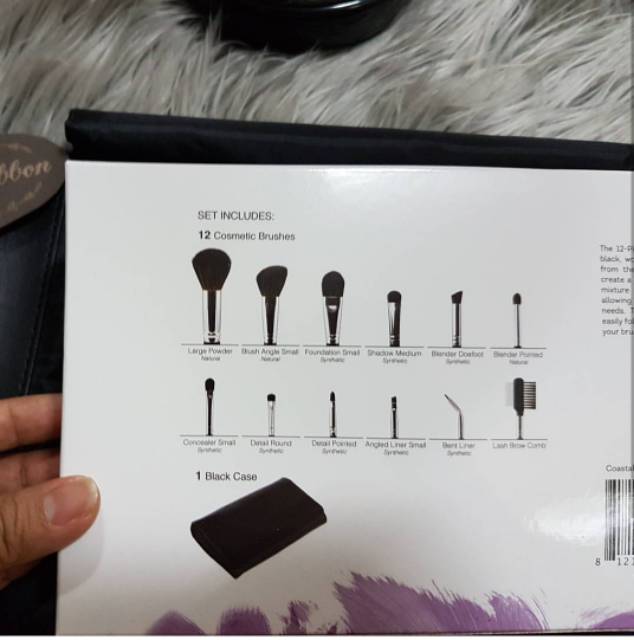 AUTHENTIC !! MAKEUP BRUSH SET ISI 12