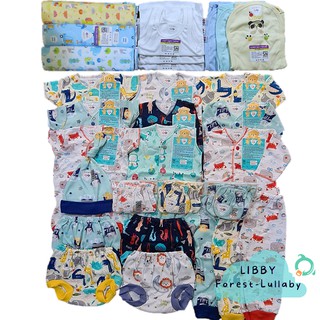  LIBBY  VELVET  Mix Warna Motif Perlengkapan Baju  Bayi  