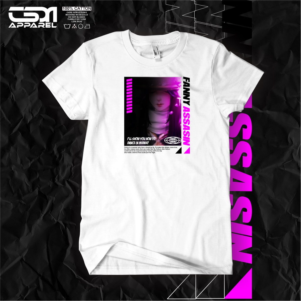 Kaos Fanny Streetwear | Kaos Fanny Kekinian | Kaos Fanny ML | Kaos Fanny Keren | Kaos Mobile Lagend