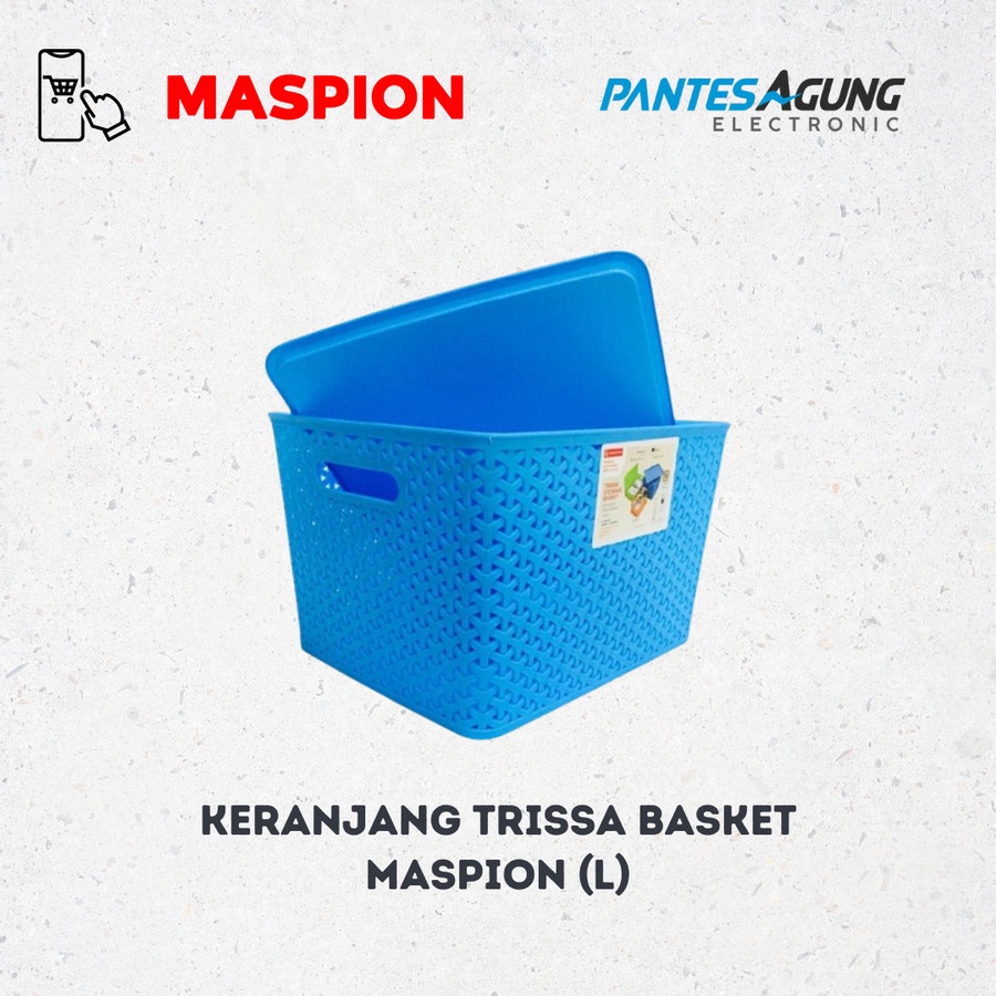 MASPION Keranjang Tutup TRISSA Basket Ukuran ( L ) BKS 113