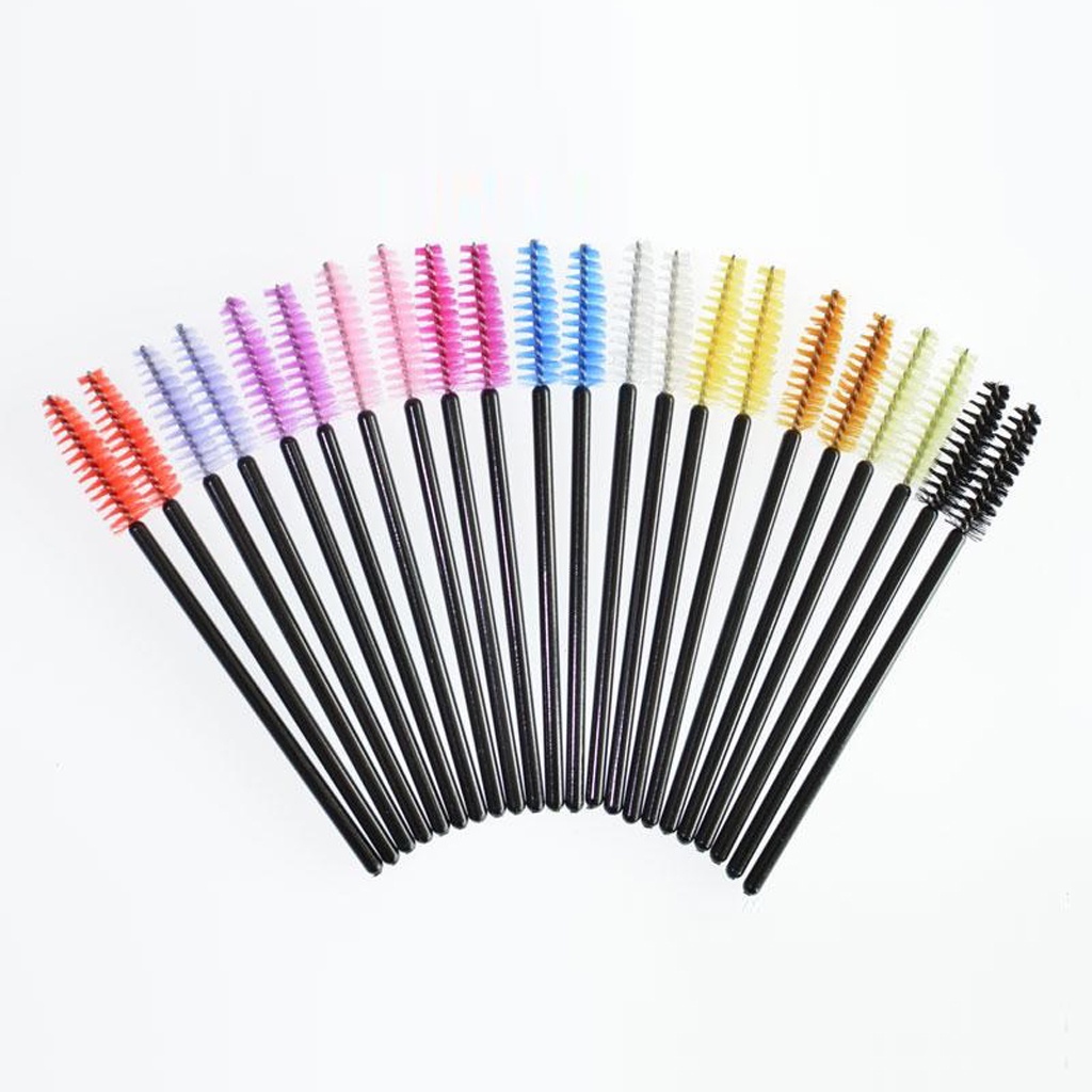 BELIDEH Disposable Lip Brush/Mascara Wand Applicator / Mascara Wand Brush Sisir Mascara / Eyeliner Brush Mascara Wand Brush/Kuas Bibir/ Spoolie Brush/ Sisir Kuas Maskara Sikat Eyelash Bulu Mata Extention R743