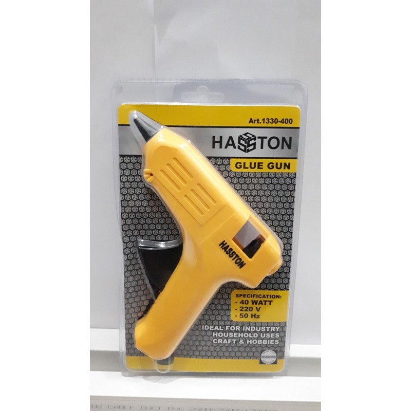 Glue Gun Besar Kualitas 40 Watt Hasston Prohex / Tembakan Lem Besar