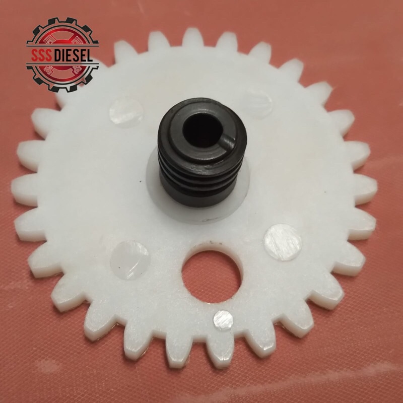 worm gear chainsaw 381 gigi pompa oli