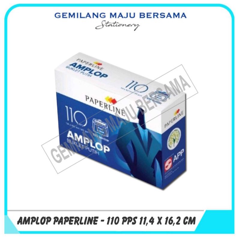 

Amplop Paperline 110 PPS (11,4 x 16,2 cm)