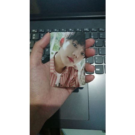 photocard hyunsuk treasure selca blue