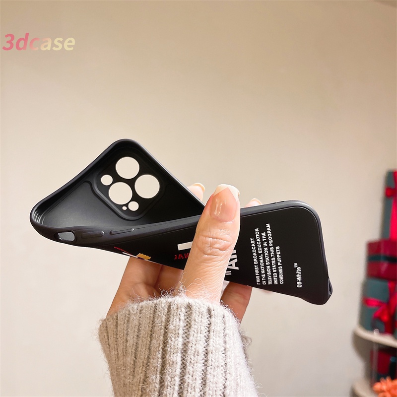 Casing Realme 5i 5 7i C11 2021 C21Y C15 C21 C25 C20 C12 C3 C25S 5S 6i C17 C1 C31 C35 C25Y C2 C3i C20A realme Narzo 20 10 10A 20A 30A A54 A15 A16 A9 A5 A7 A5S A95 A53 A33 Y12 Y20 A12 The New Pretty Street Fashion Off White Soft TPU Case Back Cover