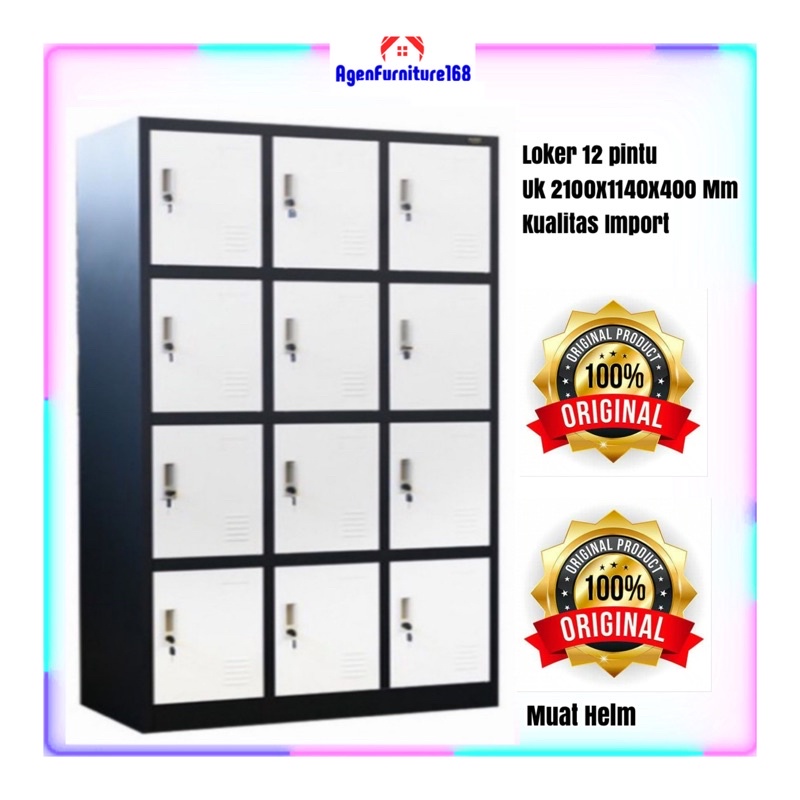 LOKER 12 PINTU UKURAN JUMBO