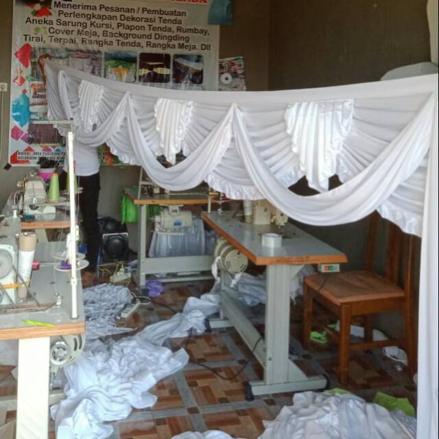 Rumbai tenda selendang