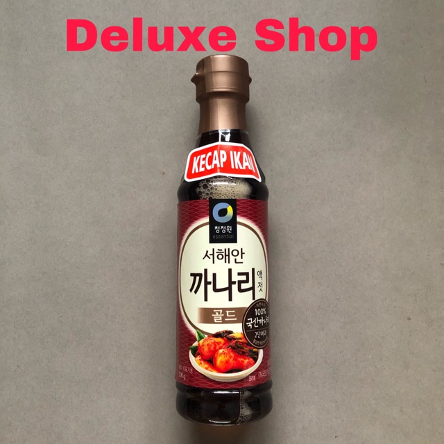 

Daesang Chu Jung One Kecap Ikan Teri Saos Bumbu - Korean Canary Anchovy Sauce - 500ml