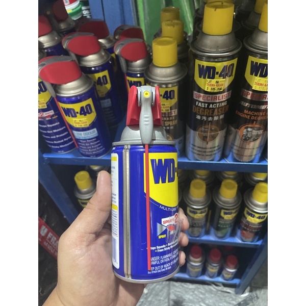 WD-40 277gr smart straw penetran,pelumas pembersih anti karat 227gr