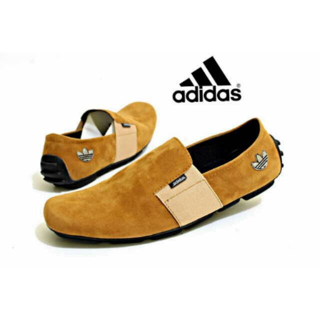 Sepatu Santai.Adidas.Slop.Slip On.Casual.Pria.Kulit.Suede