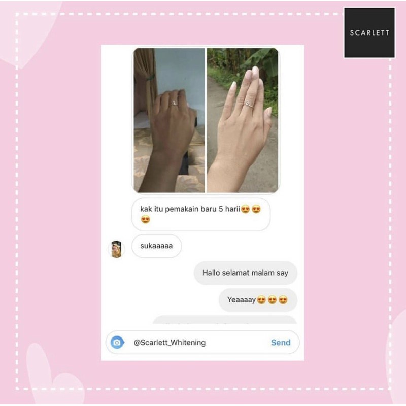 SCARLETT Whitening Body Lotion by Felicya Angelista ORIGINAL 100%