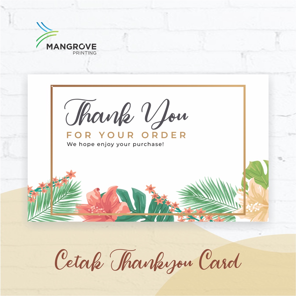 

Cetak Thank You Card Online Shop Custom Murah