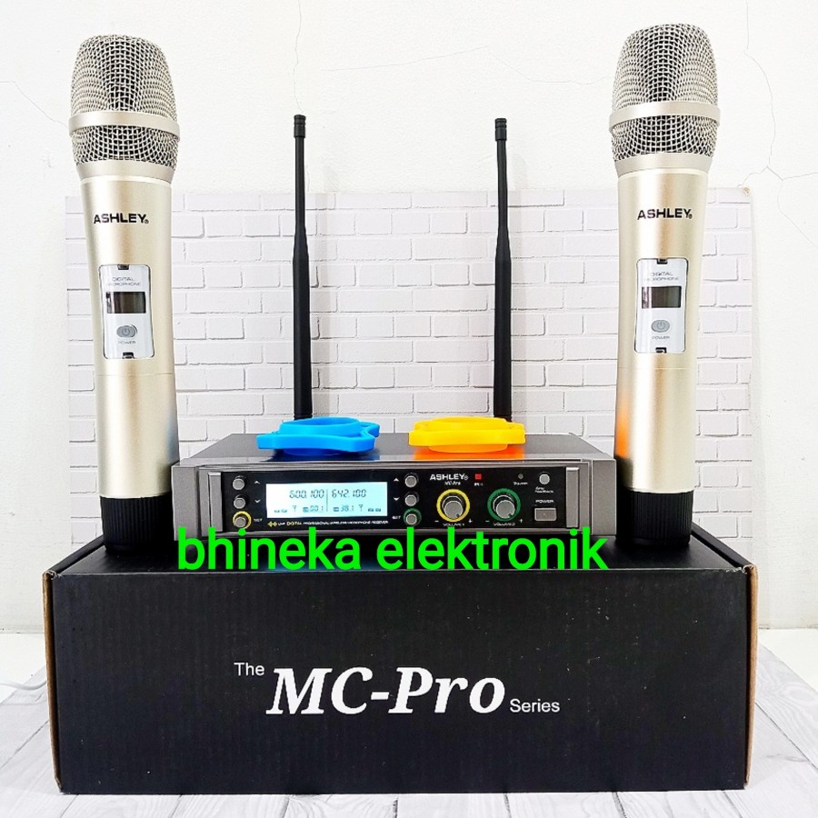 MIC WIRELESS ASHLEY MCR168 / MCR 168 , ASHLEY MC PRO , ASHLEY COMBO WITH ANTI FEEDBACK FUNCTION ORIG