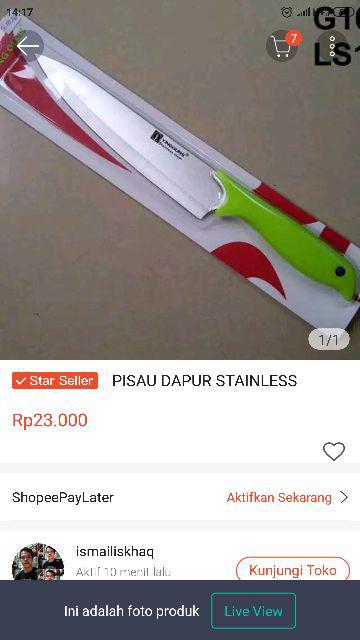 Pisau Dapur Stainless